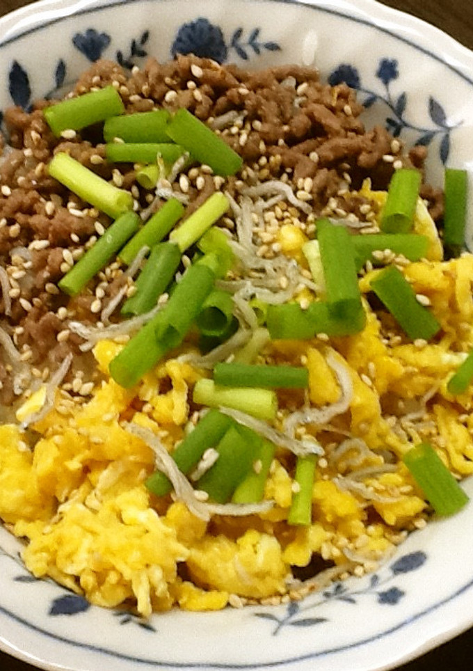 簡単　そぼろ丼-レシピのメイン写真