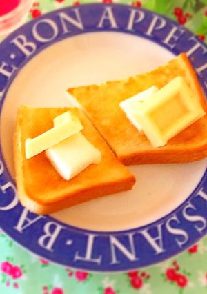 クリチホワイトチョコトースト-レシピのメイン写真