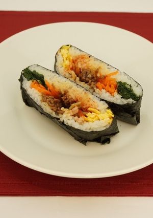 キンパ風おにぎらず-レシピのメイン写真