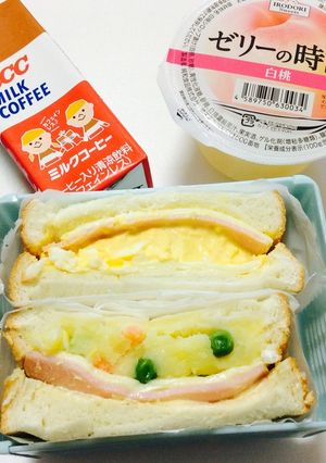 171ボリューム満点!玉子&ポテトサンド-レシピのメイン写真