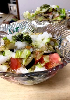 さっぱり野菜のぶっかけソーメン-レシピのメイン写真