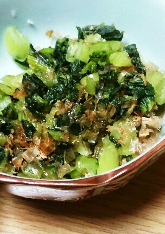 野沢菜のおかか和え(*´╰╯`*)♬*-レシピのメイン写真