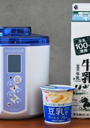 豆乳ヨーグルトと牛乳で簡単ヨーグルト作り-レシピのメイン写真