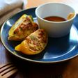 パプリカの豆腐詰め焼き