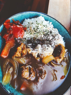 圧力鍋5分ごろごろ牛すじカレー市販ルー-レシピのメイン写真