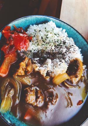圧力鍋5分ごろごろ牛すじカレー市販ルー-レシピのメイン写真