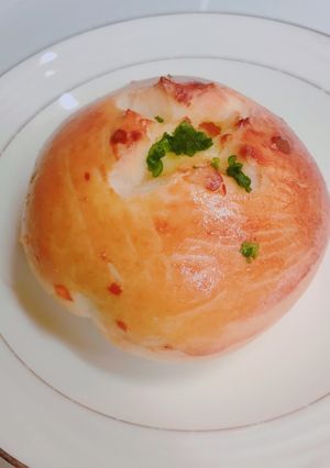 卵マヨサラダのパン-レシピのメイン写真