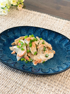鮭フレークで♡簡単ごぼうサラダ♪-レシピのメイン写真