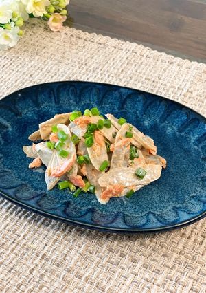 鮭フレークで♡簡単ごぼうサラダ♪-レシピのメイン写真
