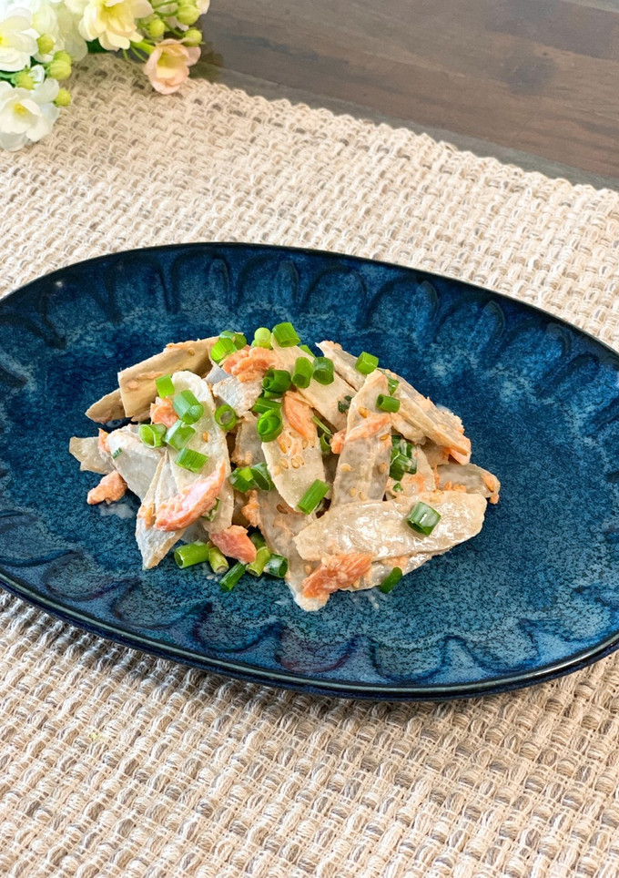 鮭フレークで♡簡単ごぼうサラダ♪-レシピのメイン写真