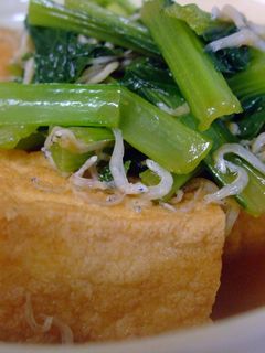 厚揚げと小松菜とじゃこの煮びたし-レシピのメイン写真