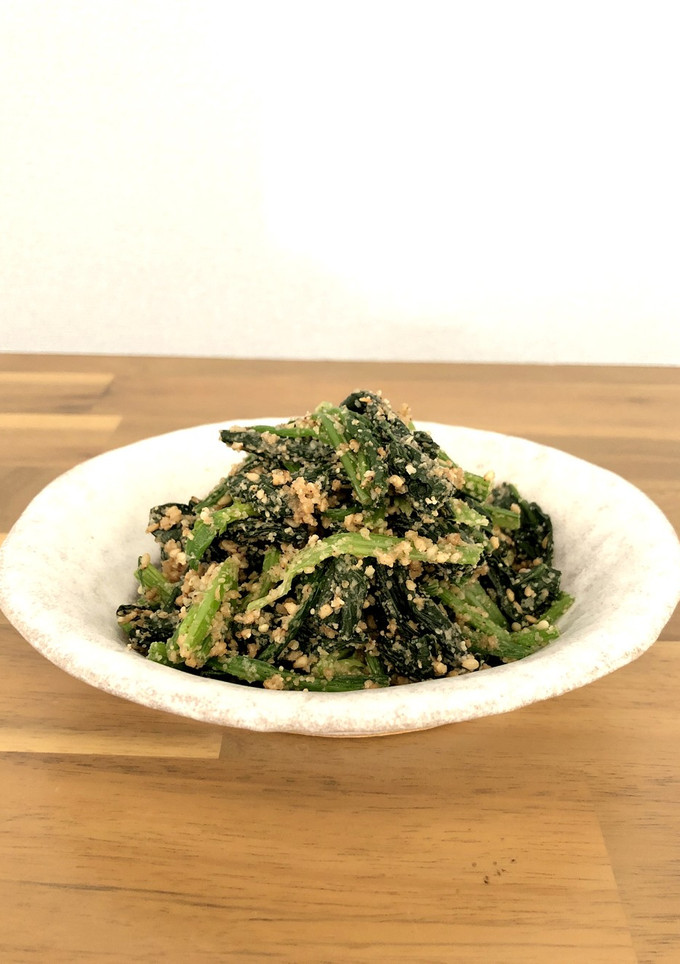白だしで簡単ほうれん草の胡麻和え-レシピのメイン写真