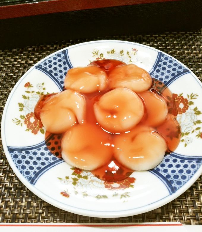 スウィーツおせち5☆エビチリみたらし団子 by nyuppy 【クックパッド