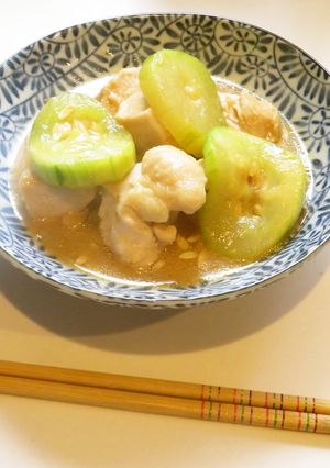 ☺簡単和食♪ナーベラーと鶏肉の味噌炒め☺-レシピのメイン写真