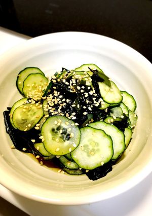 簡単！きゅうりとワカメの酢の物♥-レシピのメイン写真
