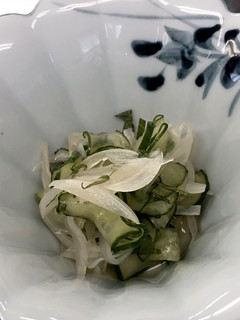 新玉ねぎときゅうりの酢の物-レシピのメイン写真