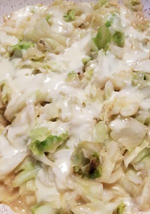 キャベツのみそにんにくチーズ-レシピのメイン写真