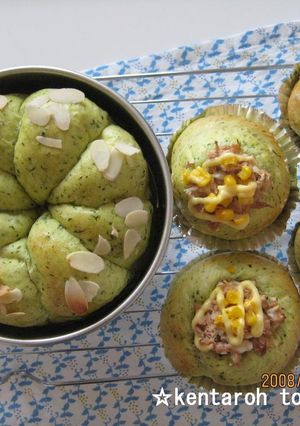 ほうれん草パン-レシピのメイン写真