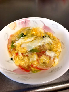 我が家の青梗菜のふんわりかに玉あんかけ-レシピのメイン写真