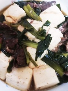 豆腐とネギの甘辛煮-レシピのメイン写真