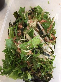 大根と水菜のシャキシャキサラダ!-レシピのメイン写真