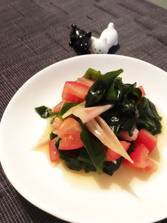 簡単♪トマトと茗荷のさっぱり夏サラダ♡-レシピのメイン写真