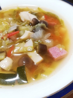 夏野菜たっぷりダイエットスープ!-レシピのメイン写真