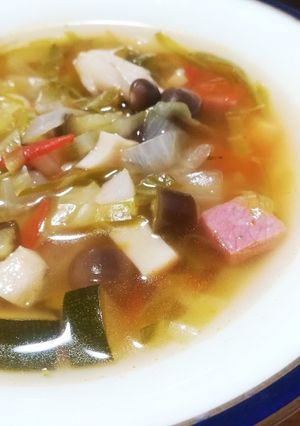 夏野菜たっぷりダイエットスープ！-レシピのメイン写真