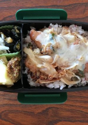 ◎旦那弁当◎その⑰『鶏の甘辛チーズ焼き』-レシピのメイン写真