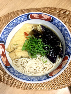 グルテンフリー ナスそうめん-レシピのメイン写真