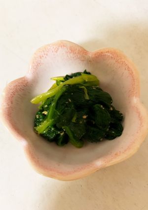 ほうれん草のお浸し-レシピのメイン写真