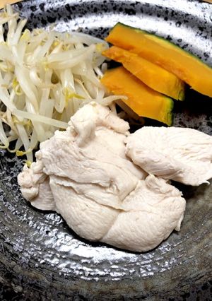 鶏胸肉☆時短☆冷しゃぶ☆ダイエットにも-レシピのメイン写真