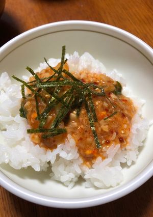 納豆キムチ丼-レシピのメイン写真