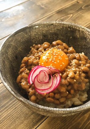 発芽玄米の醤油麹納豆たまごはん-レシピのメイン写真