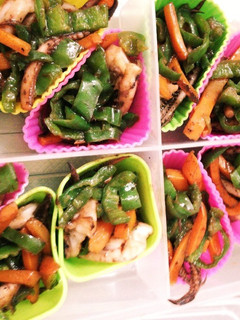 烏賊ゲソのバター醤油炒め お弁当分-レシピのメイン写真