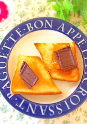 ショコラオランジェ風トースト♬-レシピのメイン写真