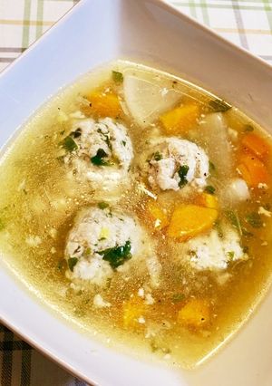 しそつくねの根菜スープ-レシピのメイン写真