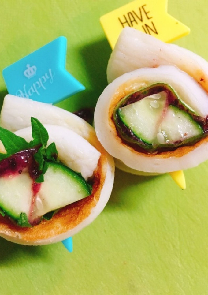 お弁当に！ちくわの梅しそ巻き☆-レシピのメイン写真