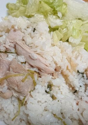 炊飯器でお手軽カオマンガイ-レシピのメイン写真
