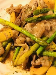 豚肉とアスパラのオイスターソース炒め-レシピのメイン写真