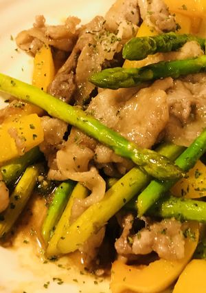 豚肉とアスパラのオイスターソース炒め-レシピのメイン写真