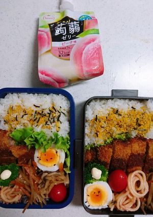 ☆高校生娘と私のお弁当☆56-レシピのメイン写真