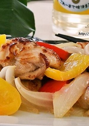 鶏もも肉のガーリック☆酢豚風炒め-レシピのメイン写真