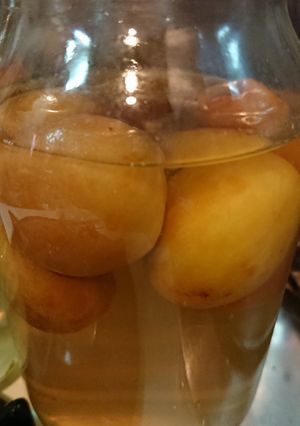 日本酒と氷砂糖で梅酒浸けました。-レシピのメイン写真