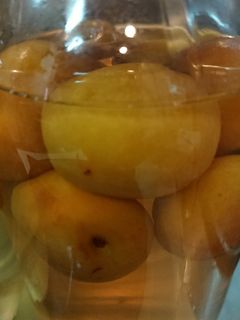 麦焼酎と氷砂糖で梅酒浸けました。-レシピのメイン写真