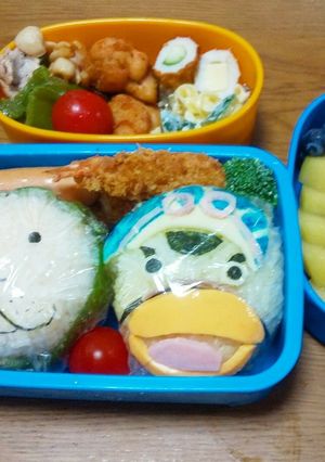 クンフージュゴン&カルー弁当-レシピのメイン写真