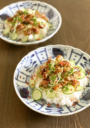簡単！鰻ちらし（シニア向け）-レシピのメイン写真