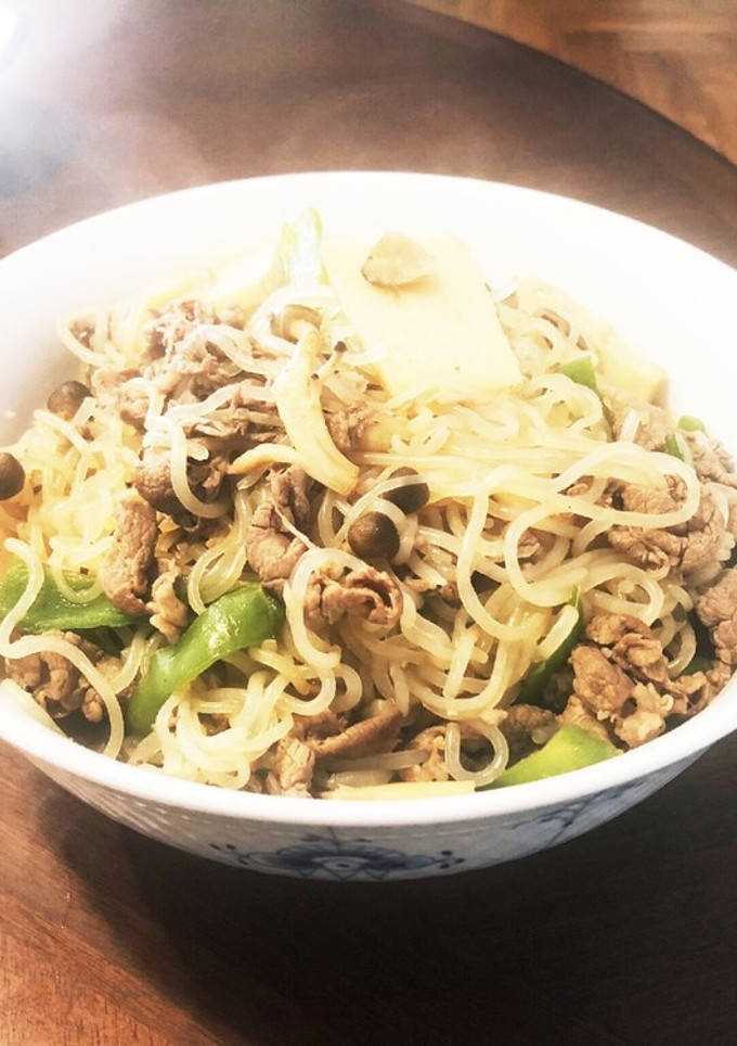 牛肉と野菜とこんにゃく炒め-レシピのメイン写真