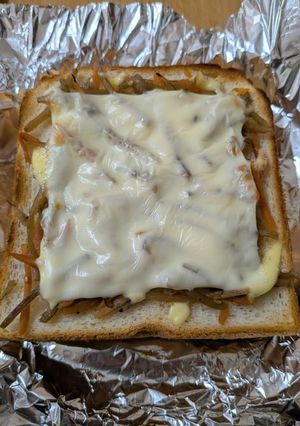 和風！きんぴらチーズトースト-レシピのメイン写真