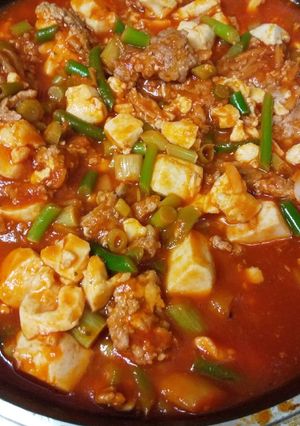 辛くないニンニクたっぷりの麻婆豆腐風-レシピのメイン写真